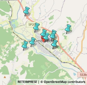 Mappa Via delle Fosse Ardeatine, 06019 Umbertide PG, Italia (1.25364)