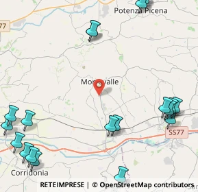 Mappa Via J.F. Kennedy, 62010 Morrovalle MC, Italia (6.5855)