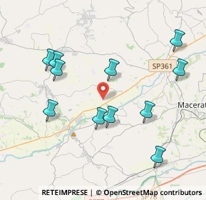 Mappa Contrada Chiaravalle, 62010 Treia MC, Italia (4.29182)