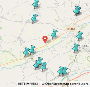 Mappa Contrada Chiaravalle, 62010 Treia MC, Italia (5.26643)