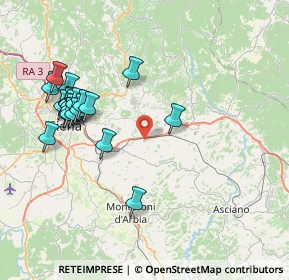 Mappa Via Baldassarre Peruzzi, 53041 Asciano SI, Italia (8.5765)