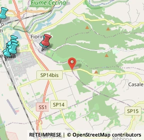 Mappa Via Cecinese, 57023 Cecina LI, Italia (3.63727)
