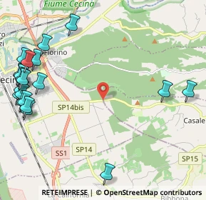 Mappa Via Cecinese, 57023 Cecina LI, Italia (3.158)