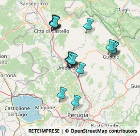 Mappa Via Alfonsine, 06019 Umbertide PG, Italia (12.7825)