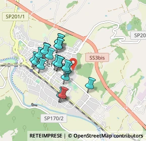 Mappa Via Alfonsine, 06019 Umbertide PG, Italia (0.7325)