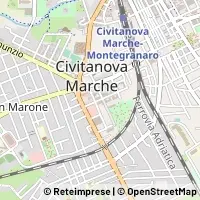 Mapa Civitanova Marche