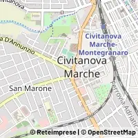 Mapa Civitanova Marche
