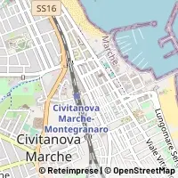 Hartă Civitanova Marche