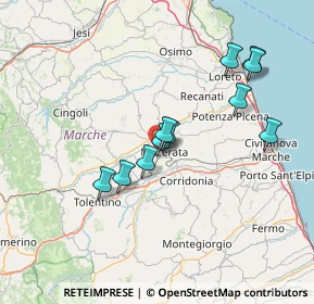 Mappa SP 77, 62100 Macerata MC, Italia (13.14091)