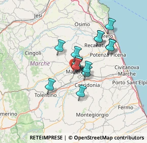 Mappa SP 77, 62100 Macerata MC, Italia (9.45067)