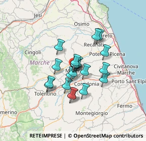 Mappa SP 77, 62100 Macerata MC, Italia (9.641)