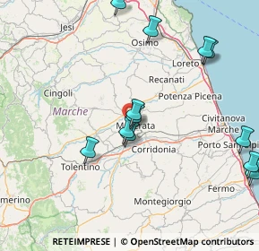 Mappa SP 77, 62100 Macerata MC, Italia (18.03417)