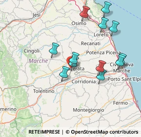 Mappa SP 77, 62100 Macerata MC, Italia (15.39833)