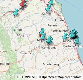 Mappa SP 77, 62100 Macerata MC, Italia (20.2215)