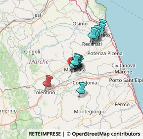 Mappa SP 77, 62100 Macerata MC, Italia (9.11)