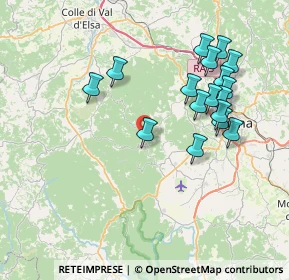 Mappa Str. di Cetinale, 53018 Sovicille SI, Italia (7.95471)