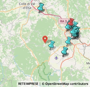 Mappa Str. di Cetinale, 53018 Sovicille SI, Italia (9.567)