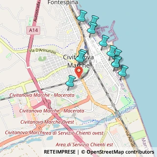 Mappa Via Quarto, 62012 Civitanova Marche MC, Italia (0.96667)