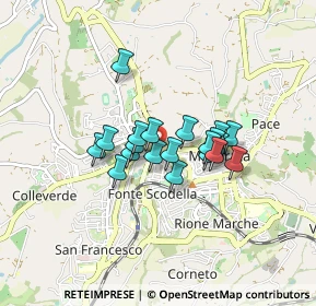 Mappa Via Filippo Corridoni, 62100 Macerata MC, Italia (0.5925)