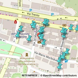 Mappa Via Filippo Corridoni, 62100 Macerata MC, Italia (0.05769)