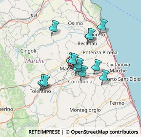 Mappa Via Don Giovanni Minzoni, 62100 Macerata MC, Italia (11.29643)