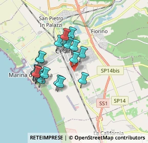Mappa Corso G. Matteotti, 57023 Cecina LI, Italia (1.5785)