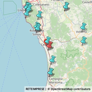 Mappa Via della Quercia, 57023 Cecina LI, Italia (21.372)