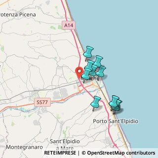 Mappa Via Costa Martina, 62012 Costamartina MC, Italia (3.16273)