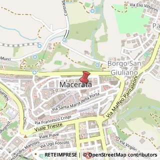 Mappa Via Don Minzoni, 14, 62100 Macerata, Macerata (Marche)