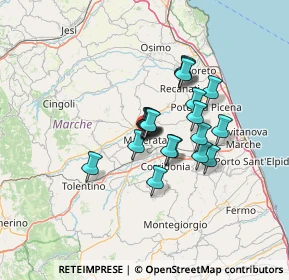 Mappa Vicolo Antonio Ulissi, 62100 Macerata MC, Italia (9.349)