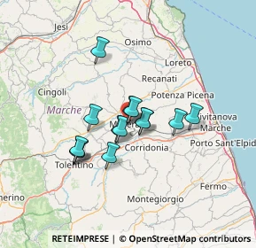 Mappa Vicolo Antonio Ulissi, 62100 Macerata MC, Italia (9.90071)