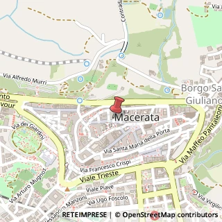 Mappa Corso Giacomo Matteotti, 29, 62100 Macerata, Macerata (Marche)