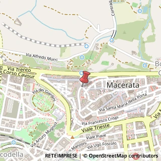 Mappa Via lauri tommaso 11, 62100 Macerata, Macerata (Marche)