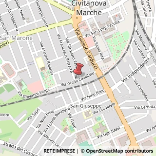 Mappa Via Silvio Pellico, 91, 62012 Civitanova Marche, Macerata (Marche)