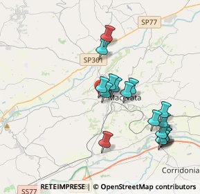 Mappa Borgo Santa Croce, 62100 Macerata MC, Italia (3.84059)