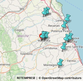 Mappa Borgo Santa Croce, 62100 Macerata MC, Italia (14.88)