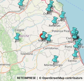 Mappa Borgo Santa Croce, 62100 Macerata MC, Italia (20.194)