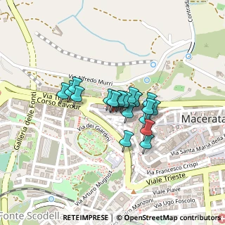 Mappa Via Giuseppe Garibaldi, 62100 Macerata MC, Italia (0.135)