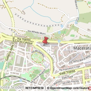 Mappa Via Giuseppe Garibaldi, 56, 62100 Macerata, Macerata (Marche)