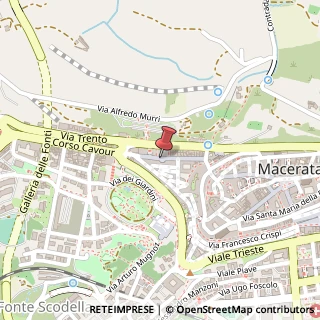 Mappa Via Giuseppe Garibaldi, 52, 62100 Macerata, Macerata (Marche)