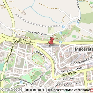 Mappa Via Giuseppe Garibaldi,  71, 62100 Macerata, Macerata (Marche)
