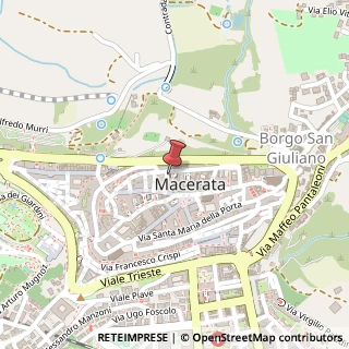 Mappa Via Leopoldo Armaroli, 25/29, 62100 Macerata, Macerata (Marche)