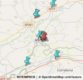 Mappa Via Leopoldo Armaroli, 62100 Macerata MC, Italia (2.49545)