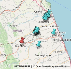 Mappa Viale del Commercio, 62100 Macerata MC, Italia (9.02688)
