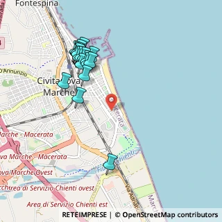 Mappa Via Pasubio, 62012 Civitanova Marche MC, Italia (1.068)