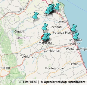 Mappa Viale Martiri della Libertà, 62100 Macerata MC, Italia (15.37118)