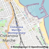 Mapa Civitanova Marche