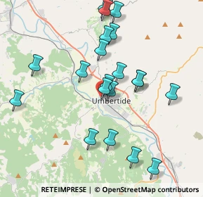 Mappa Via Leopoldi Grilli, 06019 Umbertide PG, Italia (3.9835)