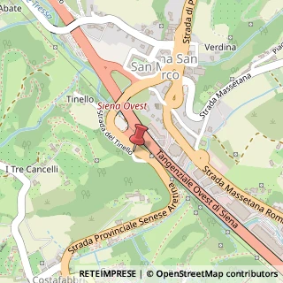 Mappa Strada del Tinello, 4, 53100 Siena, Siena (Toscana)