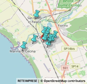 Mappa Via Giovanni Marradi, 57023 Cecina LI, Italia (0.85364)